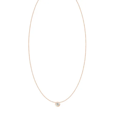 0.51ct Diamond Bezel Necklace