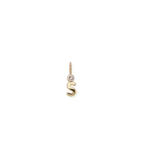 14k Gold Alphabet Soup S Charm