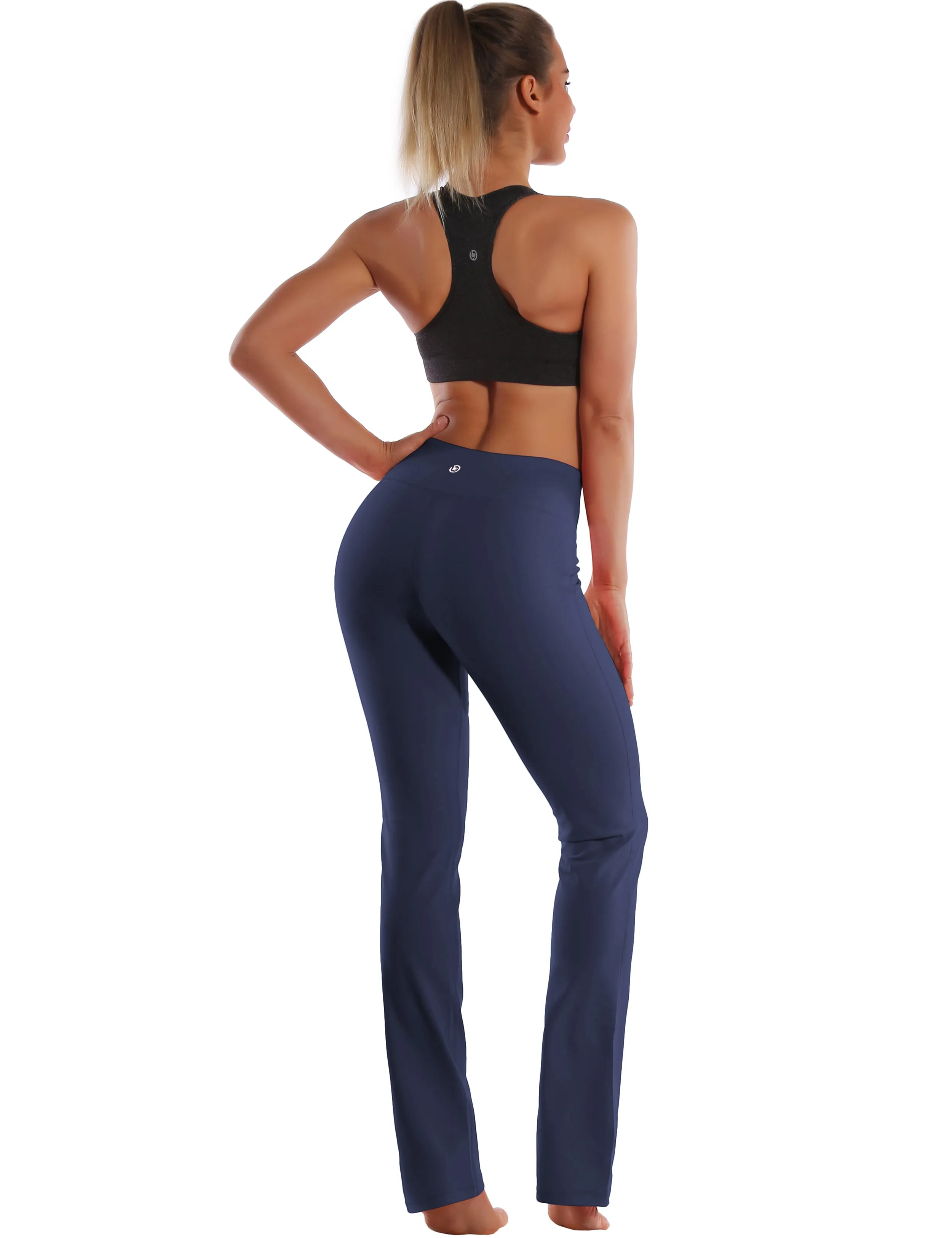 29" 31" 33" 35" Straight Leg Leggings graynavy