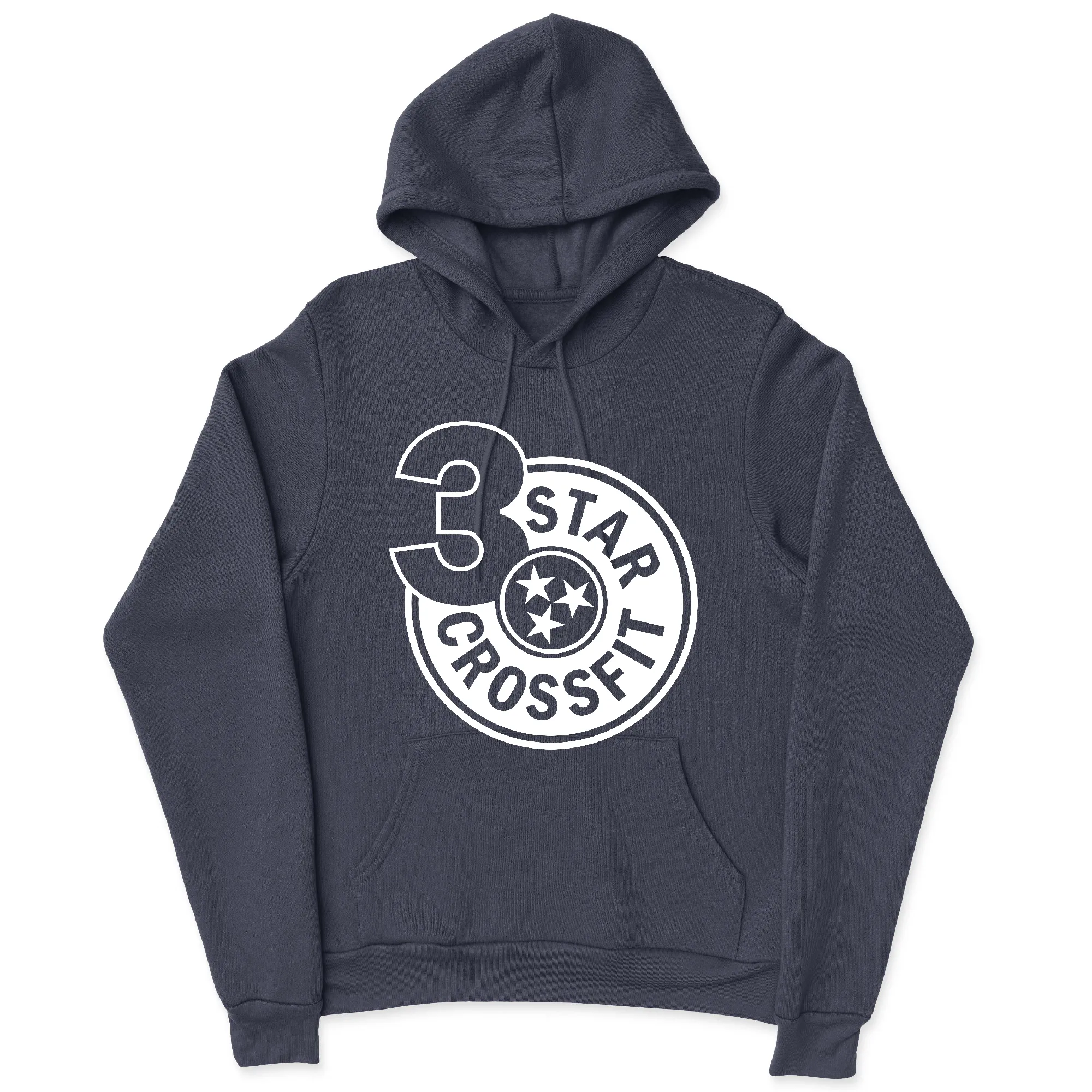 3 Star CrossFit One Color Mens - Hoodie