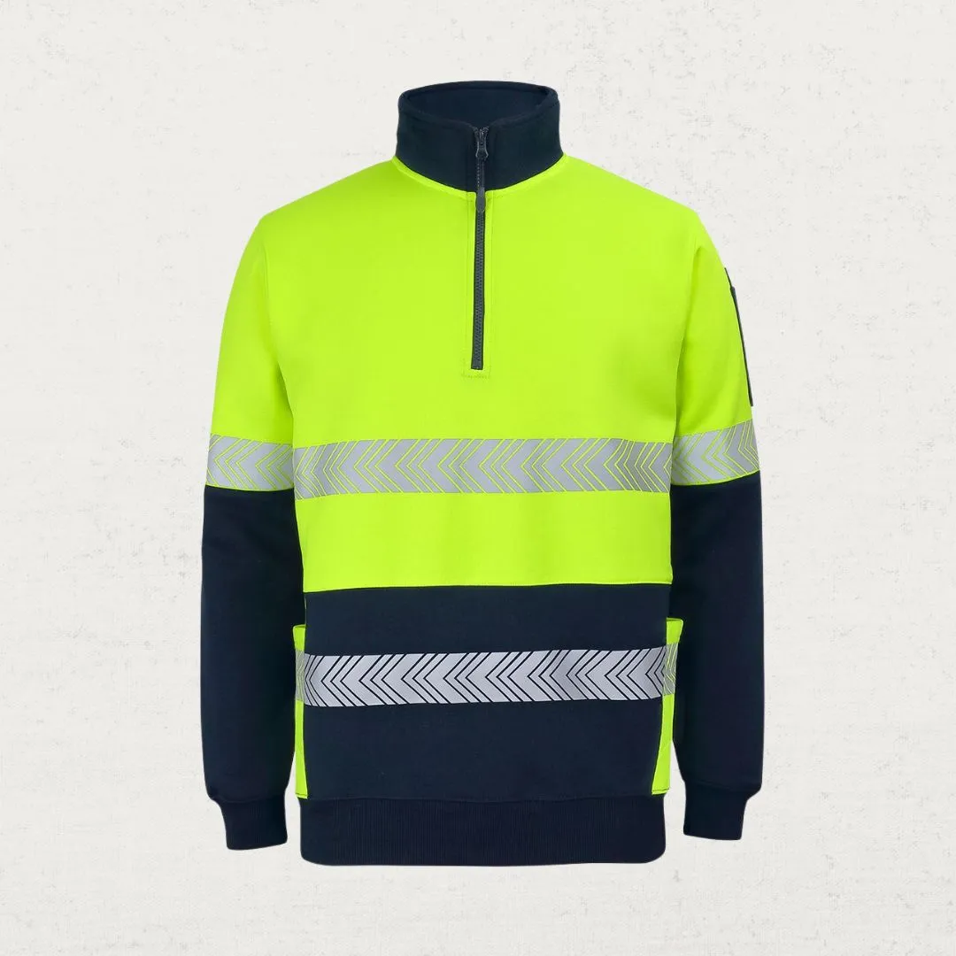 330gsm Segmented Taped Hi Vis Jumper