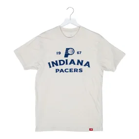 Adult Indiana Pacers Smith Comfy T-shirt in Bone by Sportiqe