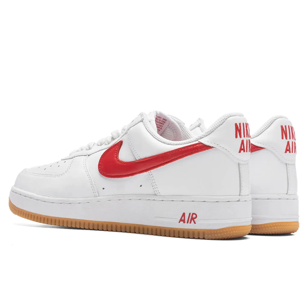 Air Force 1 Low Retro - White/University Red/Gum Yellow