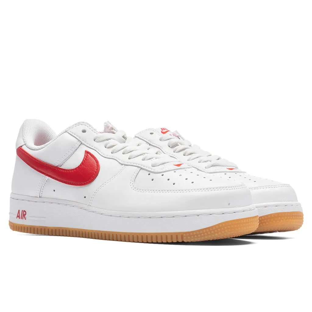 Air Force 1 Low Retro - White/University Red/Gum Yellow