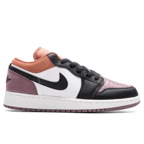 Air Jordan 1 Low SE (GS) - White/Sky J Orange/Sky J Mauve