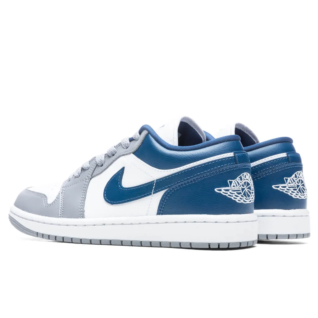 Air Jordan 1 Low Women's - Stealth/French Blue/White