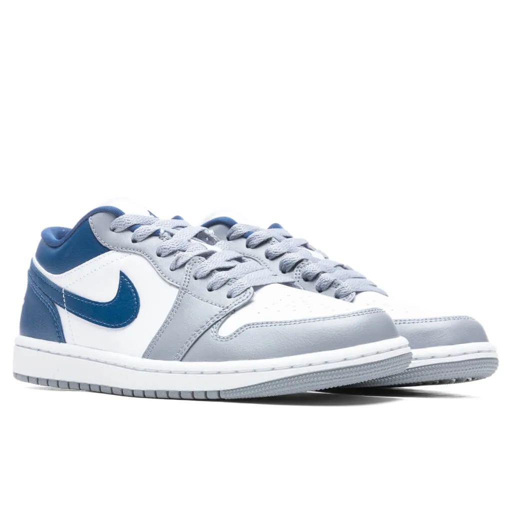 Air Jordan 1 Low Women's - Stealth/French Blue/White