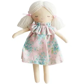 Alimrose Mini Matilda Asleep Awake 24cms  Blue Pink