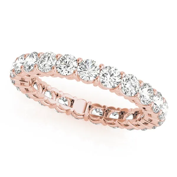 AMOUR 3.7 Carat Diamond Eternity Band in 14K/ 18K/ Platinum GIA Graded 20 pointer G Color SI1 Clarity By Mike Nekta SIZE 6