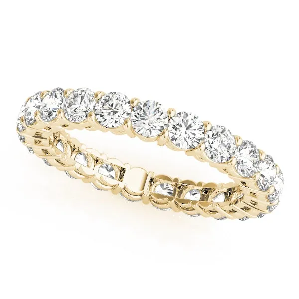 AMOUR 3.7 Carat Diamond Eternity Band in 14K/ 18K/ Platinum GIA Graded 20 pointer G Color SI1 Clarity By Mike Nekta SIZE 6