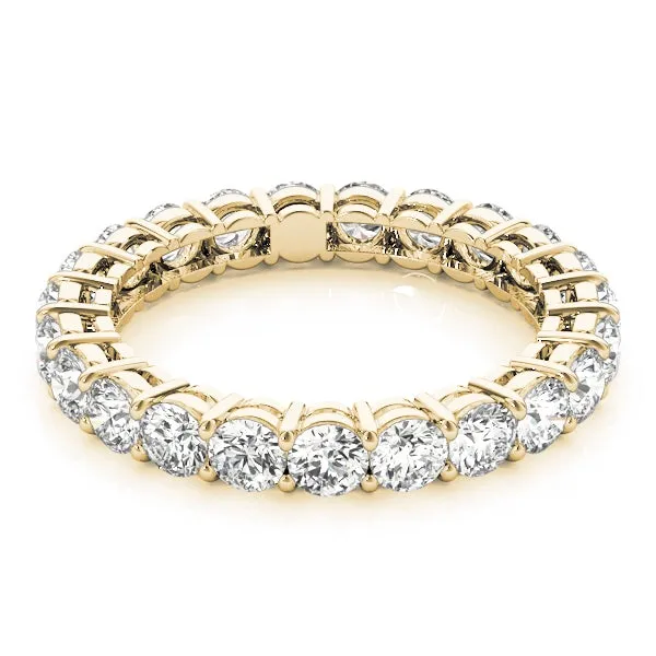 AMOUR 3.7 Carat Diamond Eternity Band in 14K/ 18K/ Platinum GIA Graded 20 pointer G Color SI1 Clarity By Mike Nekta SIZE 6