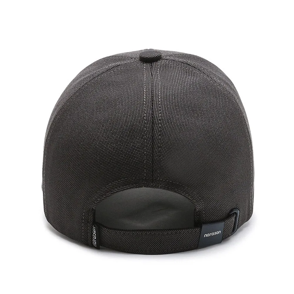 Autumn Middle-aged Unisex Cotton Black Gray Outdoor Sports Baseball Cap