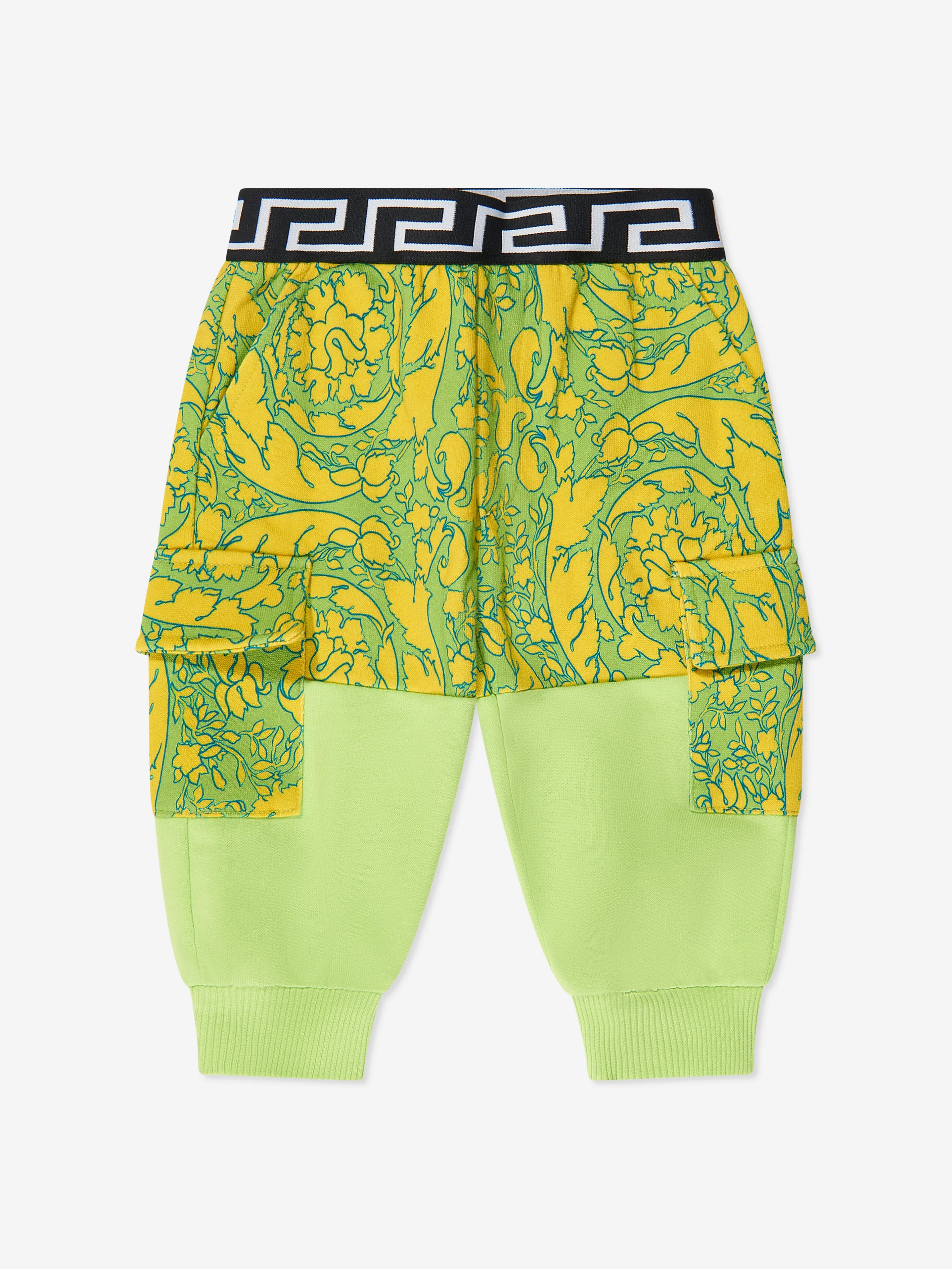 Baby Boys Barocco Joggers in Green