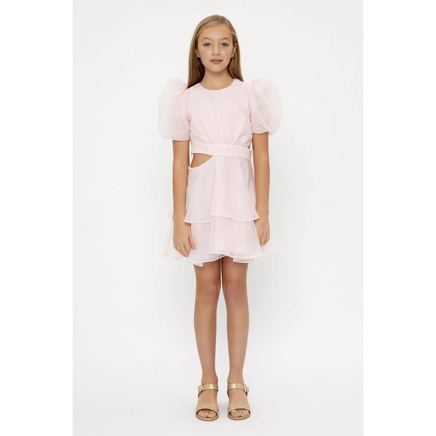 Bardot Junior - Maia Organza Mini Dress - Bliss Pink