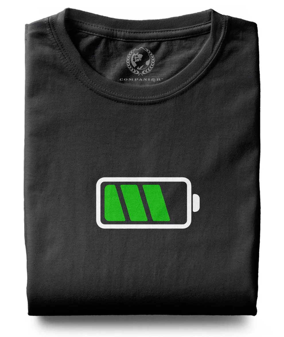 Battery full ― T-Shirt - Schwarz