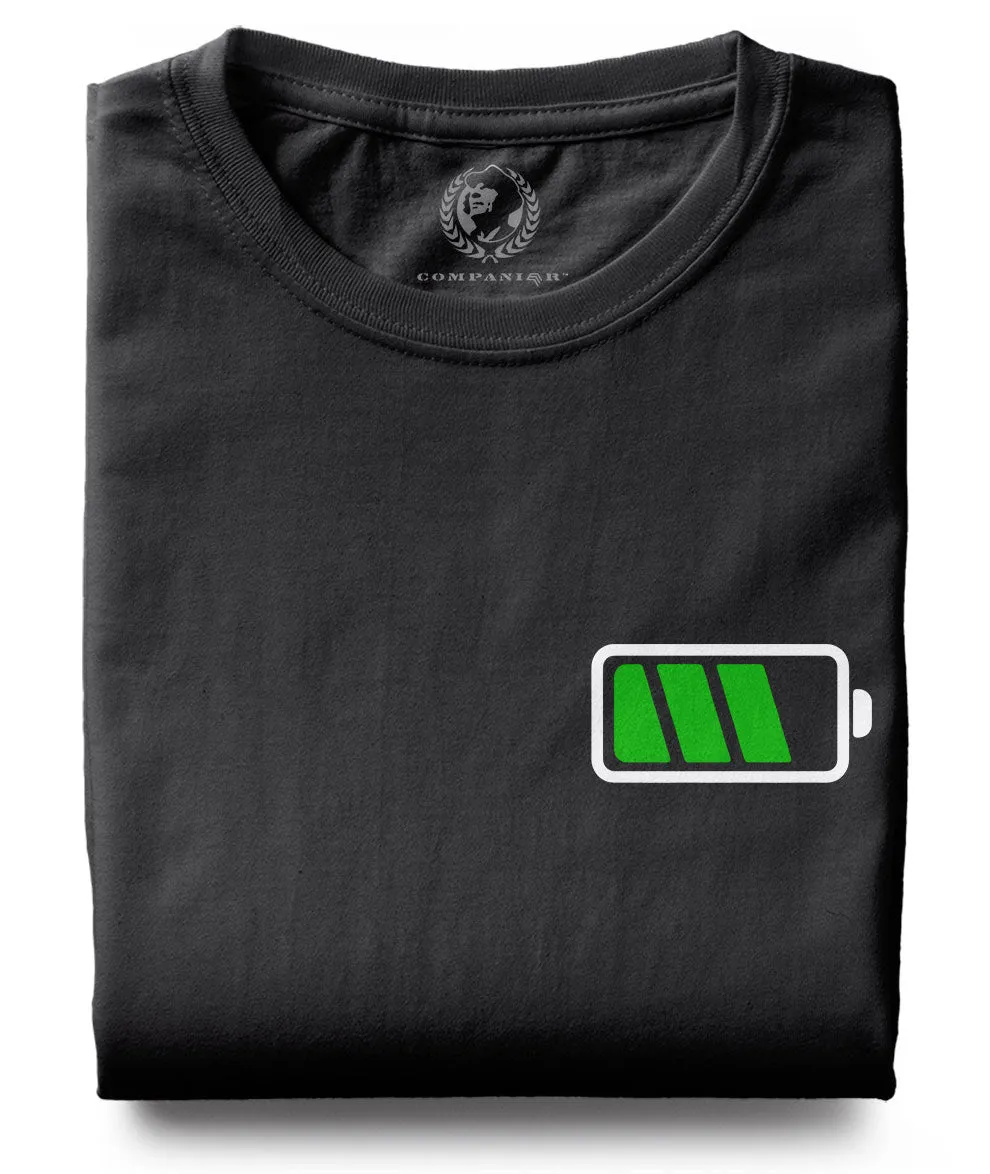 Battery full ― T-Shirt - Schwarz