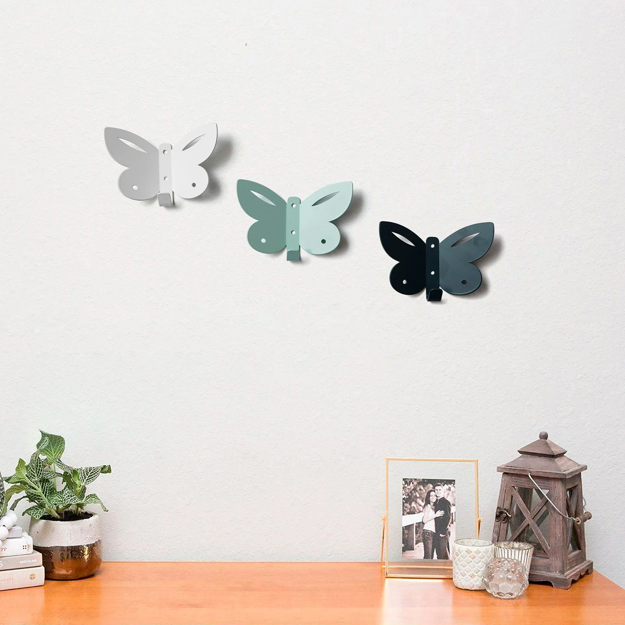 Beautiful Butterfly Metal Wall Hook