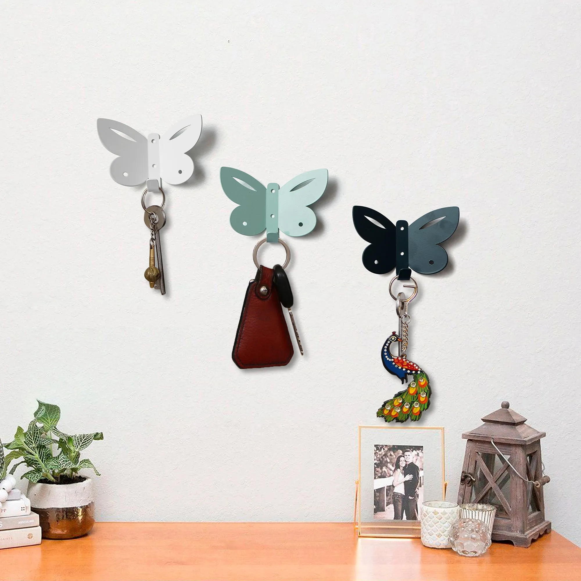 Beautiful Butterfly Metal Wall Hook