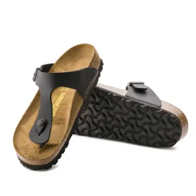 Birkenstock Gizeh Birko Flor Black Regular Width