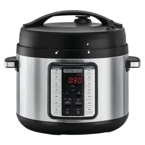 Black   Decker EZ Smart Steam Pot 9in1 Electric Pressure Cooker PCP1010-B5 10L 1350W