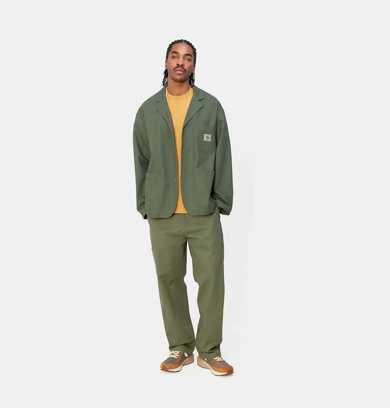 Carhartt WIP Midland Blazer in Dollar Green