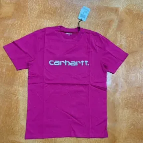 CARHARTT WIP S/S SCRIPT T-SHIRT (TANGO)