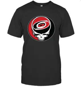 Carolina Hurricanes Grateful Dead Steal Your Face Hockey NHL Mens T-Shirt