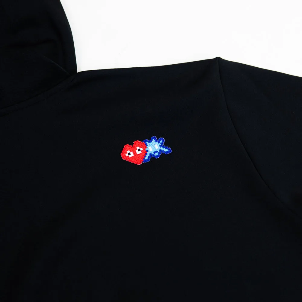 CDG PLAY x INVADER Hooded Sweatshirt (Black)