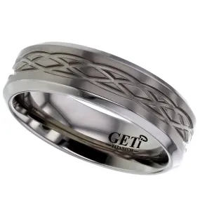 Celtic Titanium Ring - T017CH