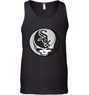 Chicago White Sox Grateful Dead Steal Your Face Baseball Mens Tank Top