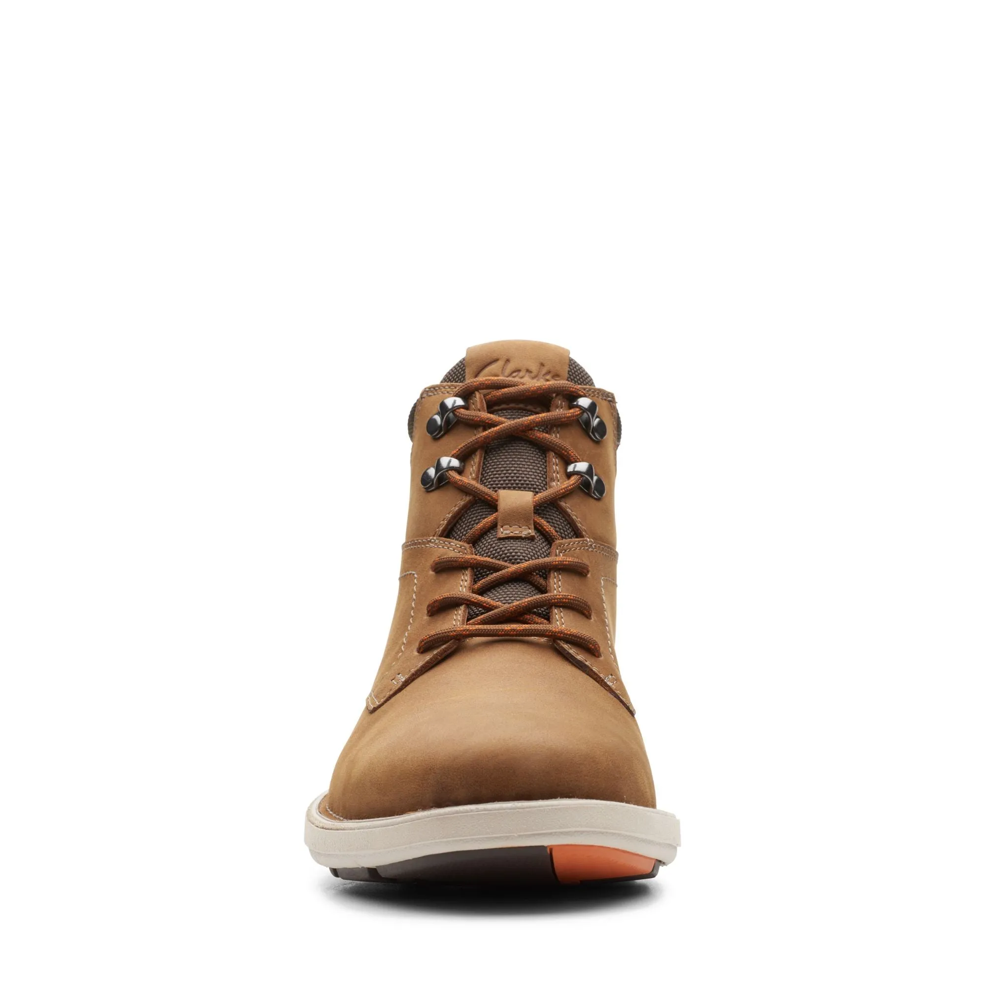 Clarks Larvik Mid Dark Tan Oily