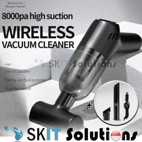 Cordless Mini Vacuum Cleaner 8000PA 120W Rechargeable Wireless Handheld Household Portable Cleaning