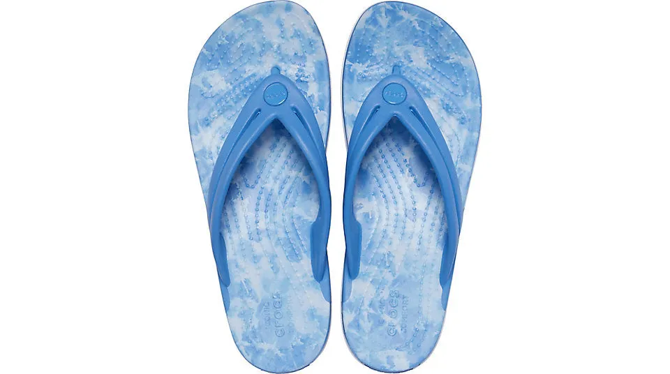 Crocs Crocband Bleach Dye Flip Powder Blue