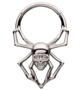 Death Spider Titanium Hinged Segment Ring