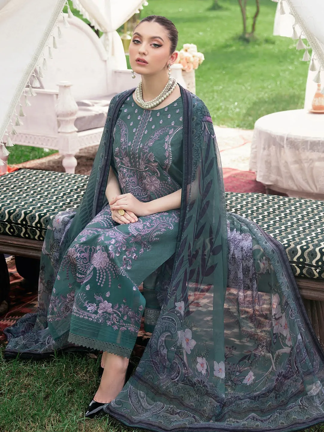 Designer Luxe Lawn & chiffon