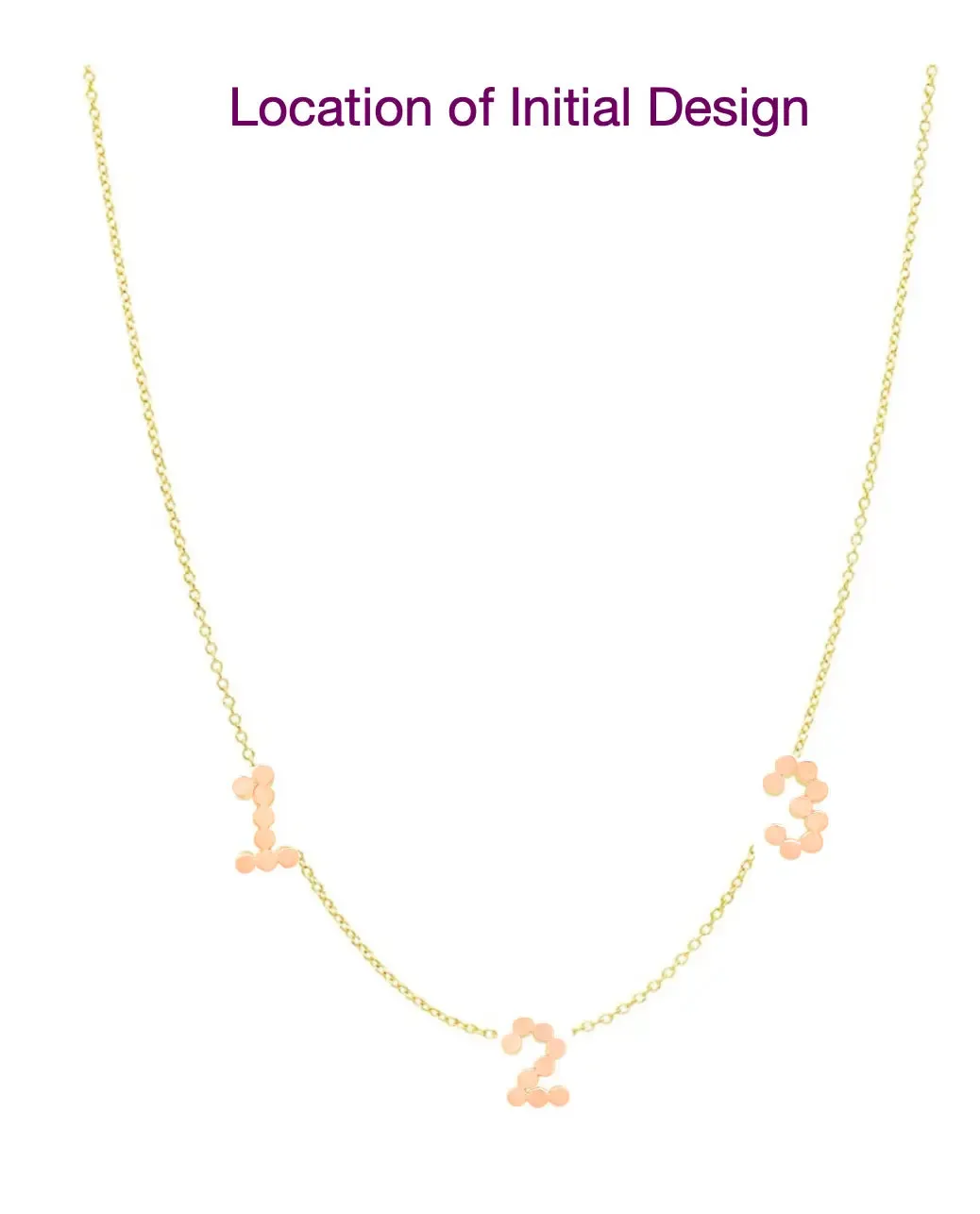 DSJ's Signature Meaningful Multi Gold Initial Necklace