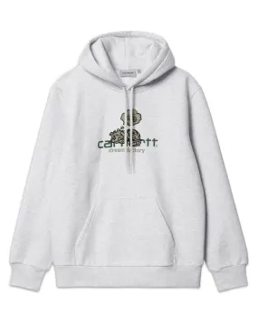 Felpa Uomo Carhartt Wip Hooded Dream Factory Sweat Ash Heather