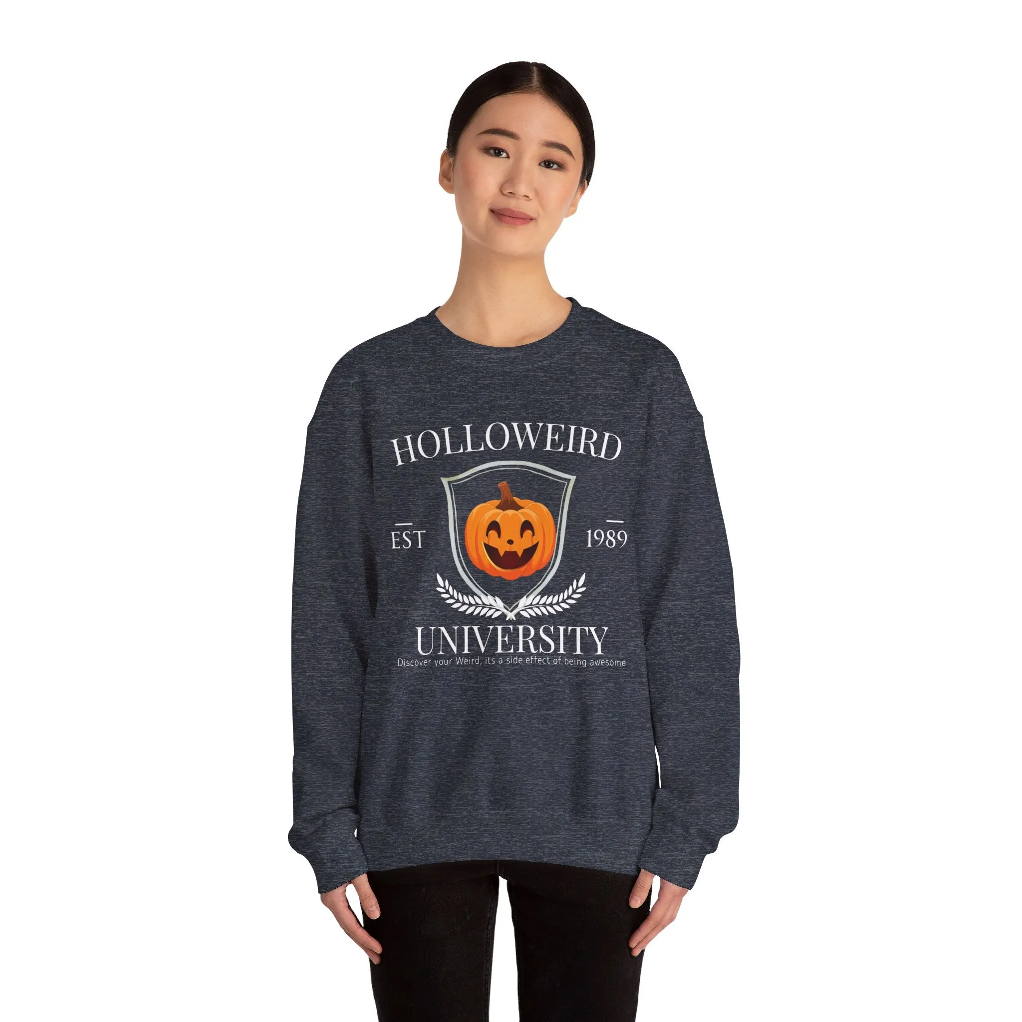 Halloweird Pumpkin - Unisex Heavy Blend™ Crewneck Sweatshirt