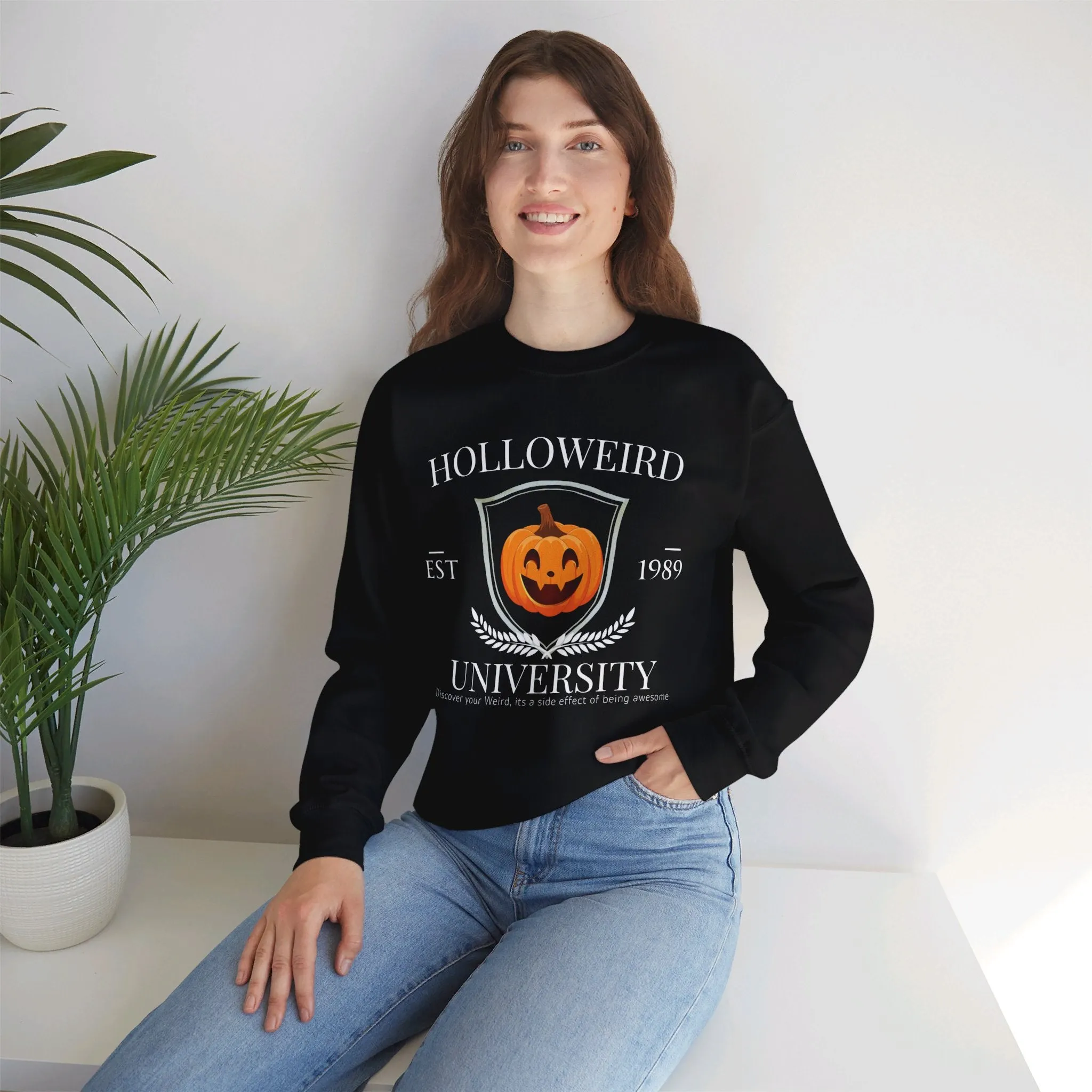 Halloweird Pumpkin - Unisex Heavy Blend™ Crewneck Sweatshirt