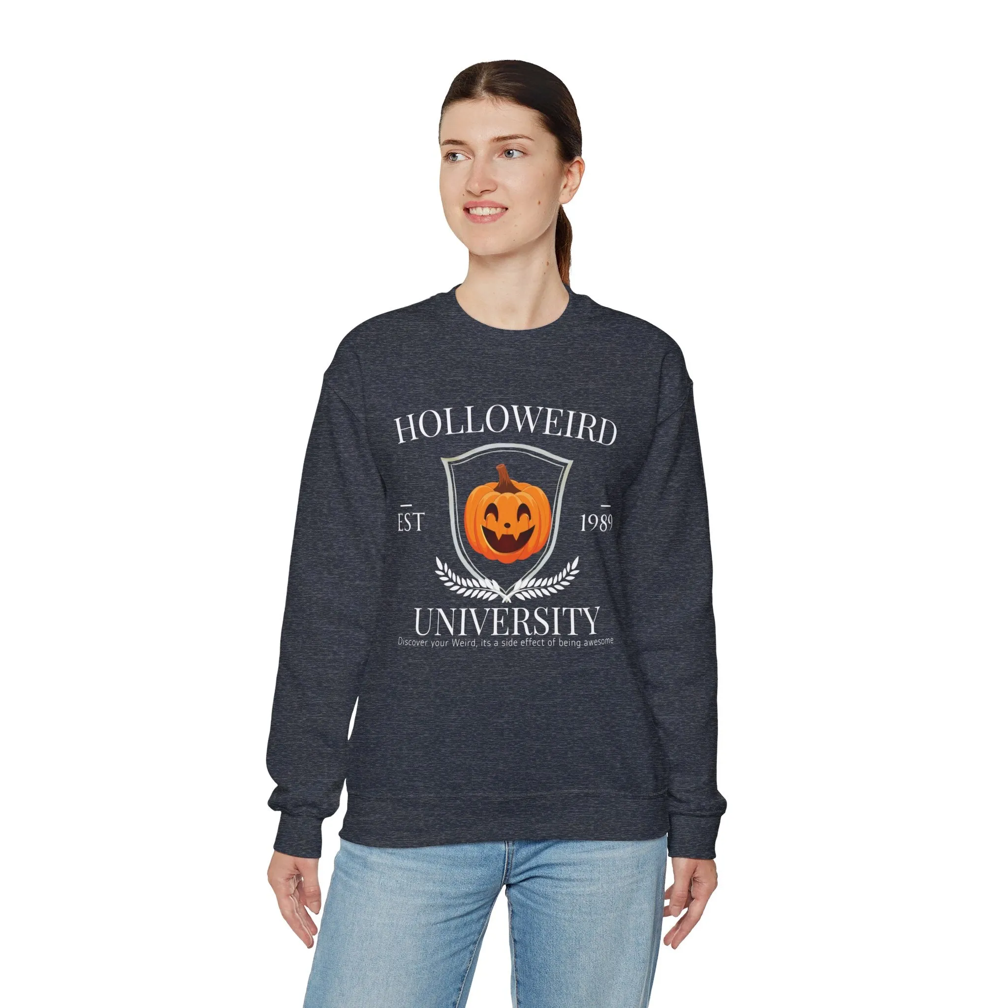 Halloweird Pumpkin - Unisex Heavy Blend™ Crewneck Sweatshirt