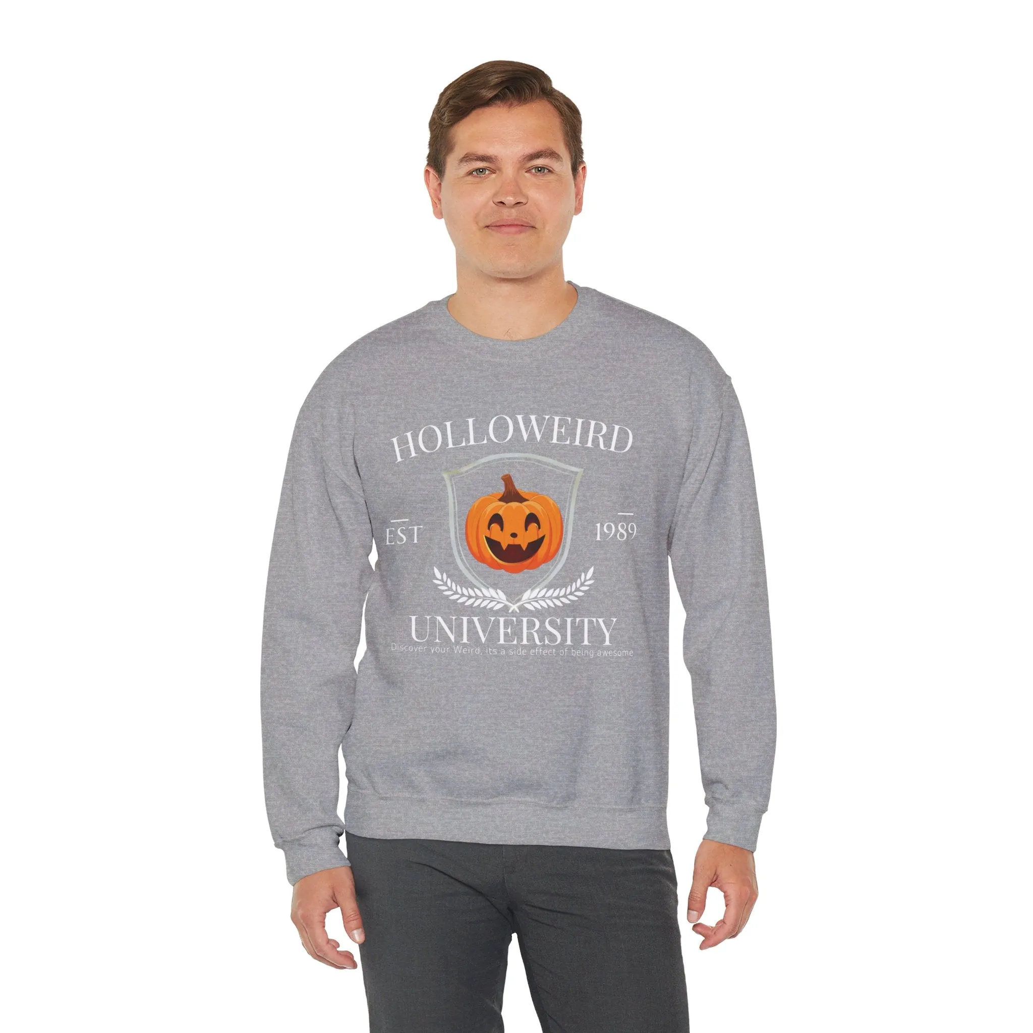 Halloweird Pumpkin - Unisex Heavy Blend™ Crewneck Sweatshirt