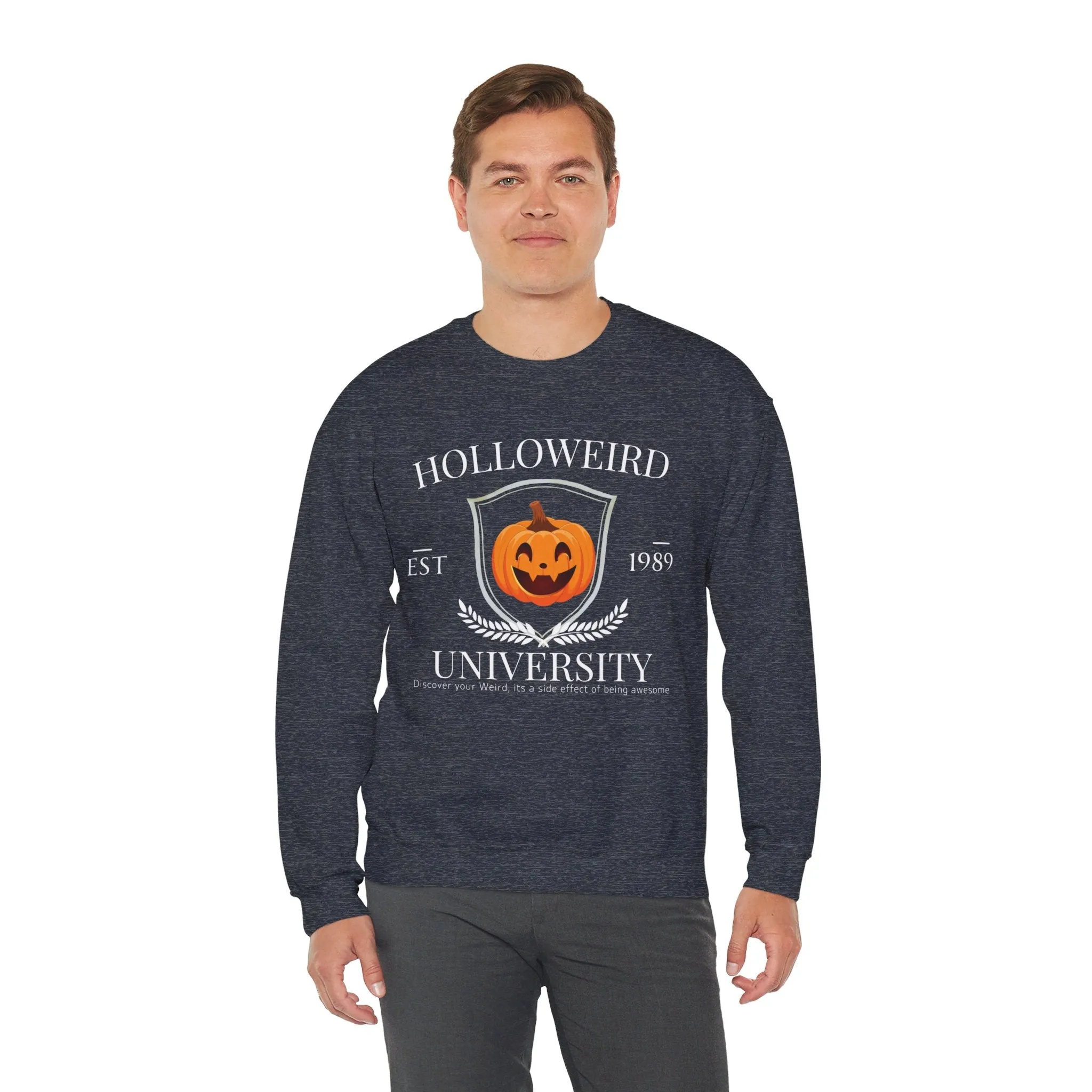 Halloweird Pumpkin - Unisex Heavy Blend™ Crewneck Sweatshirt