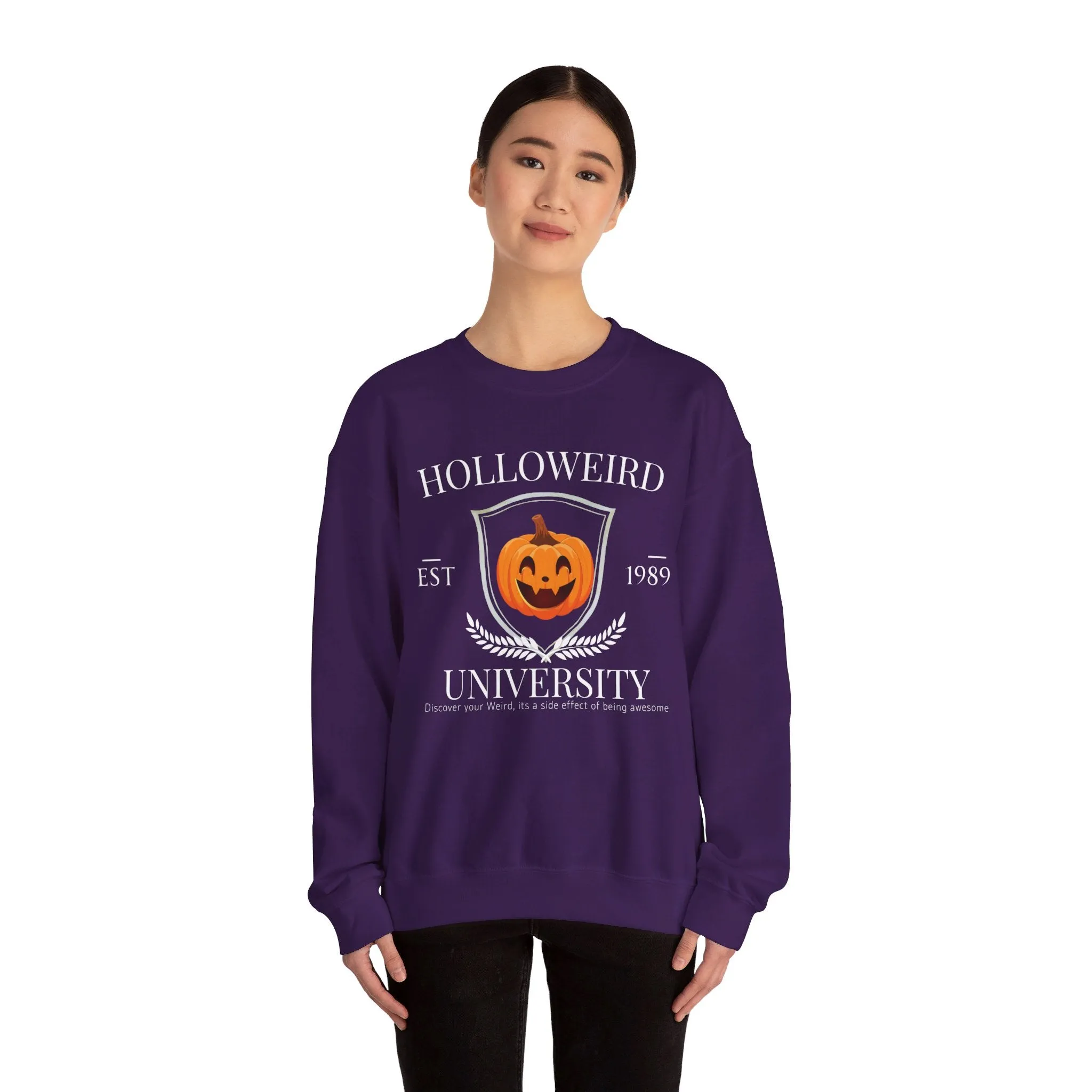 Halloweird Pumpkin - Unisex Heavy Blend™ Crewneck Sweatshirt