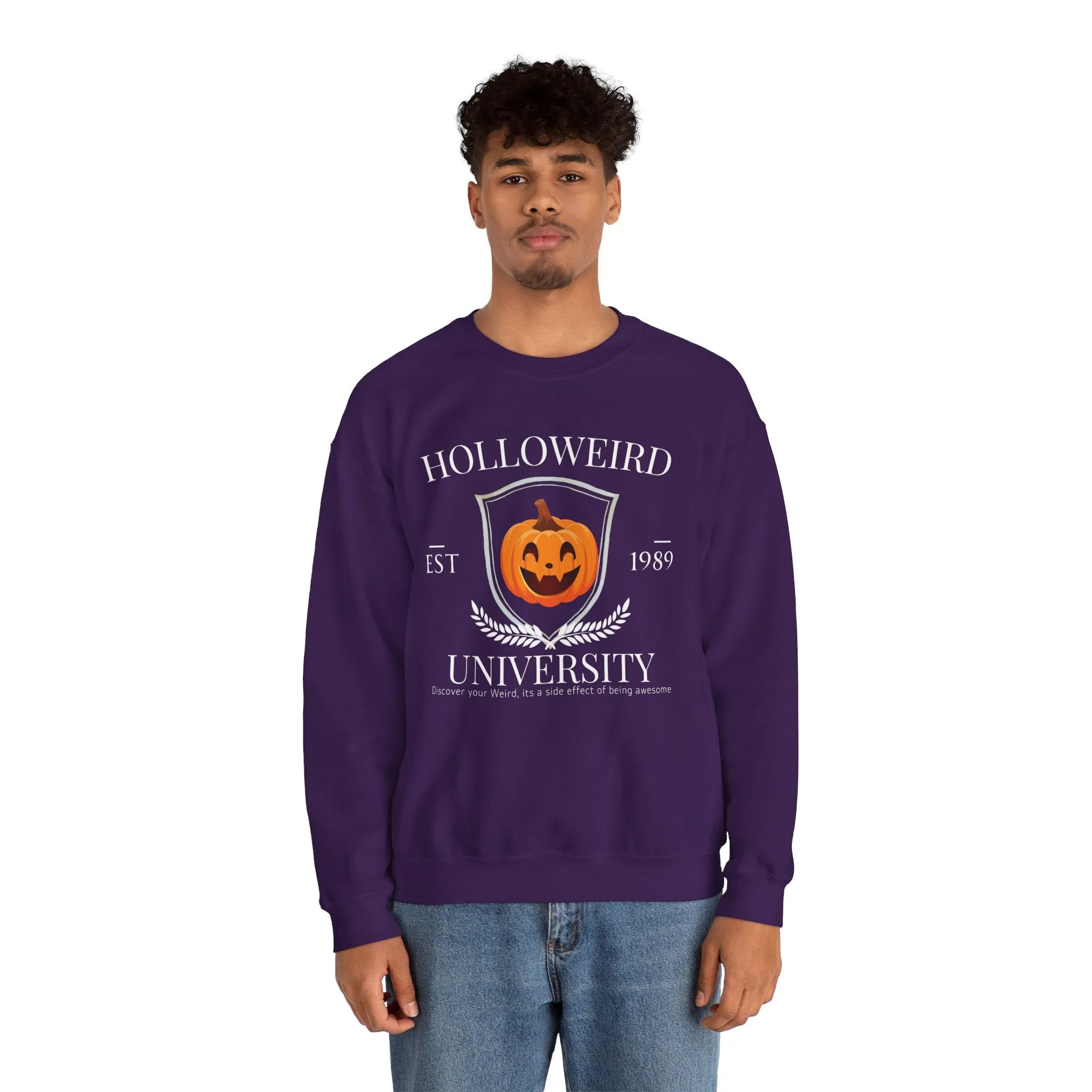 Halloweird Pumpkin - Unisex Heavy Blend™ Crewneck Sweatshirt