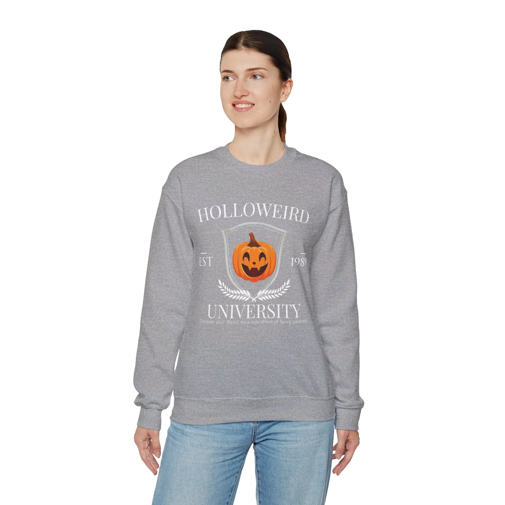 Halloweird Pumpkin - Unisex Heavy Blend™ Crewneck Sweatshirt