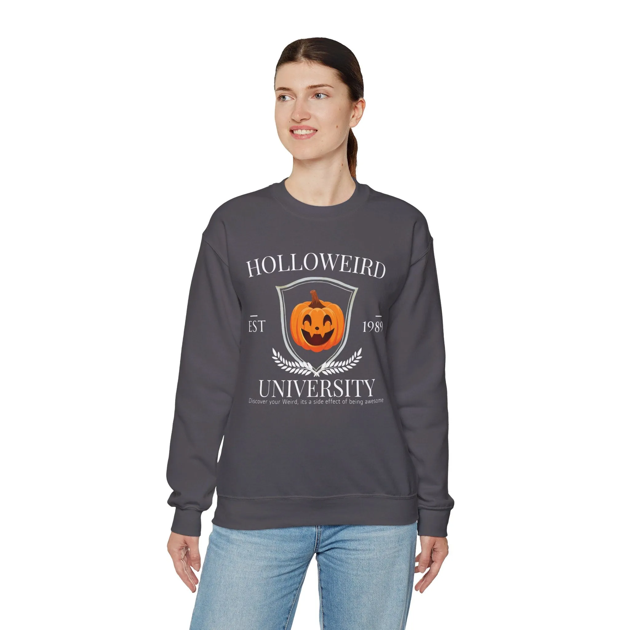 Halloweird Pumpkin - Unisex Heavy Blend™ Crewneck Sweatshirt