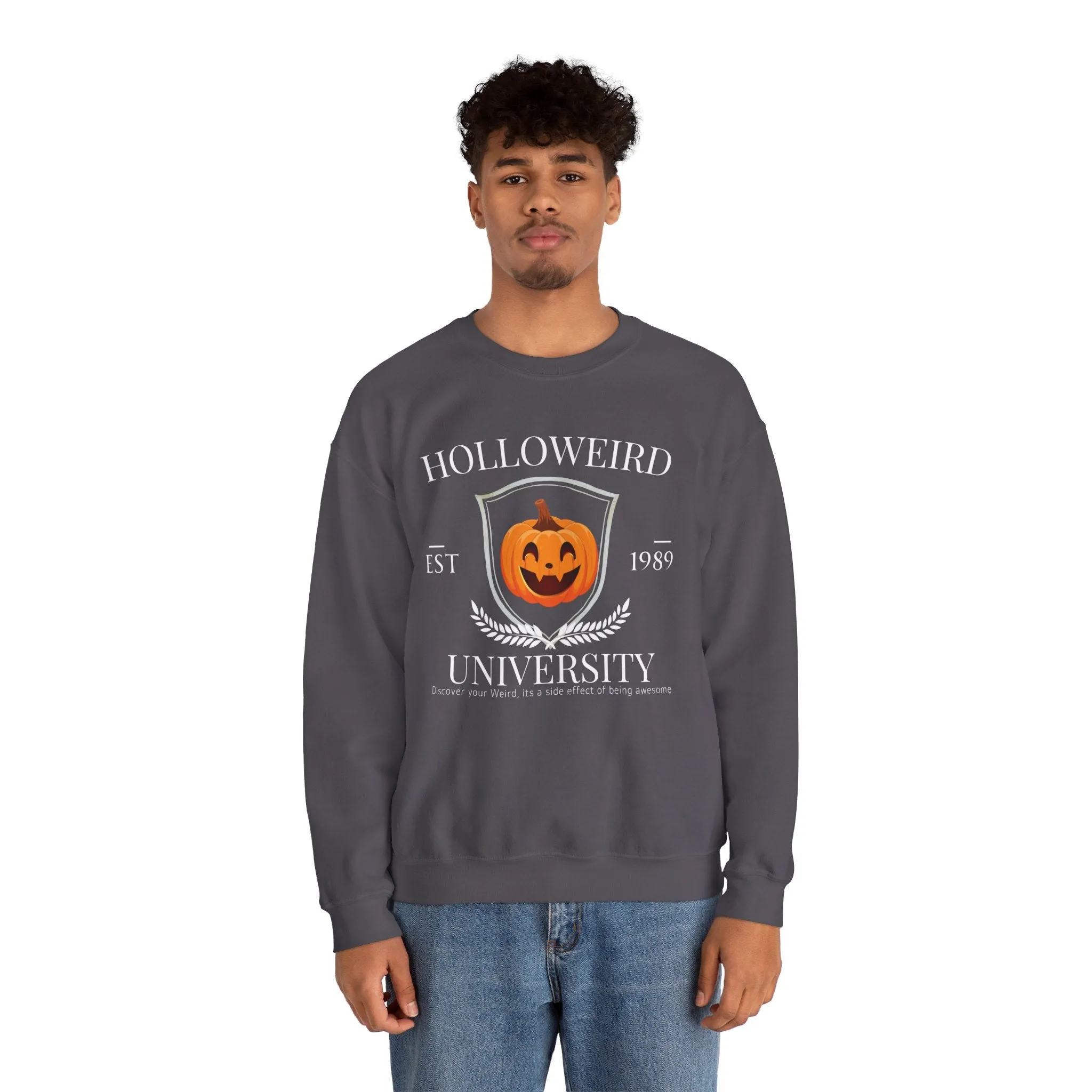 Halloweird Pumpkin - Unisex Heavy Blend™ Crewneck Sweatshirt