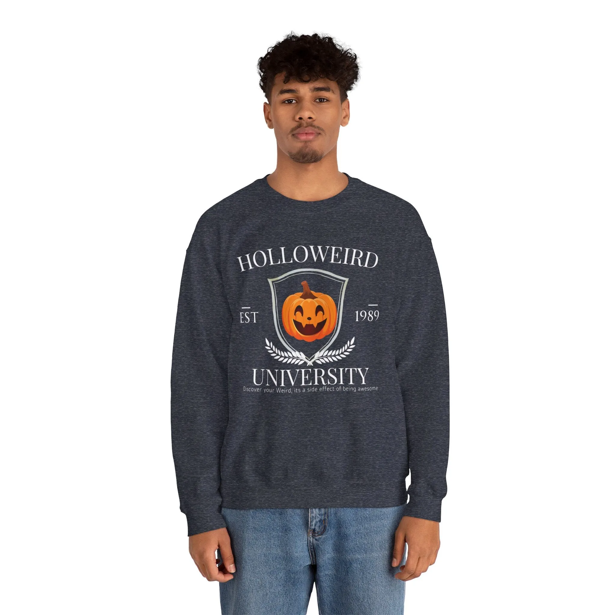 Halloweird Pumpkin - Unisex Heavy Blend™ Crewneck Sweatshirt