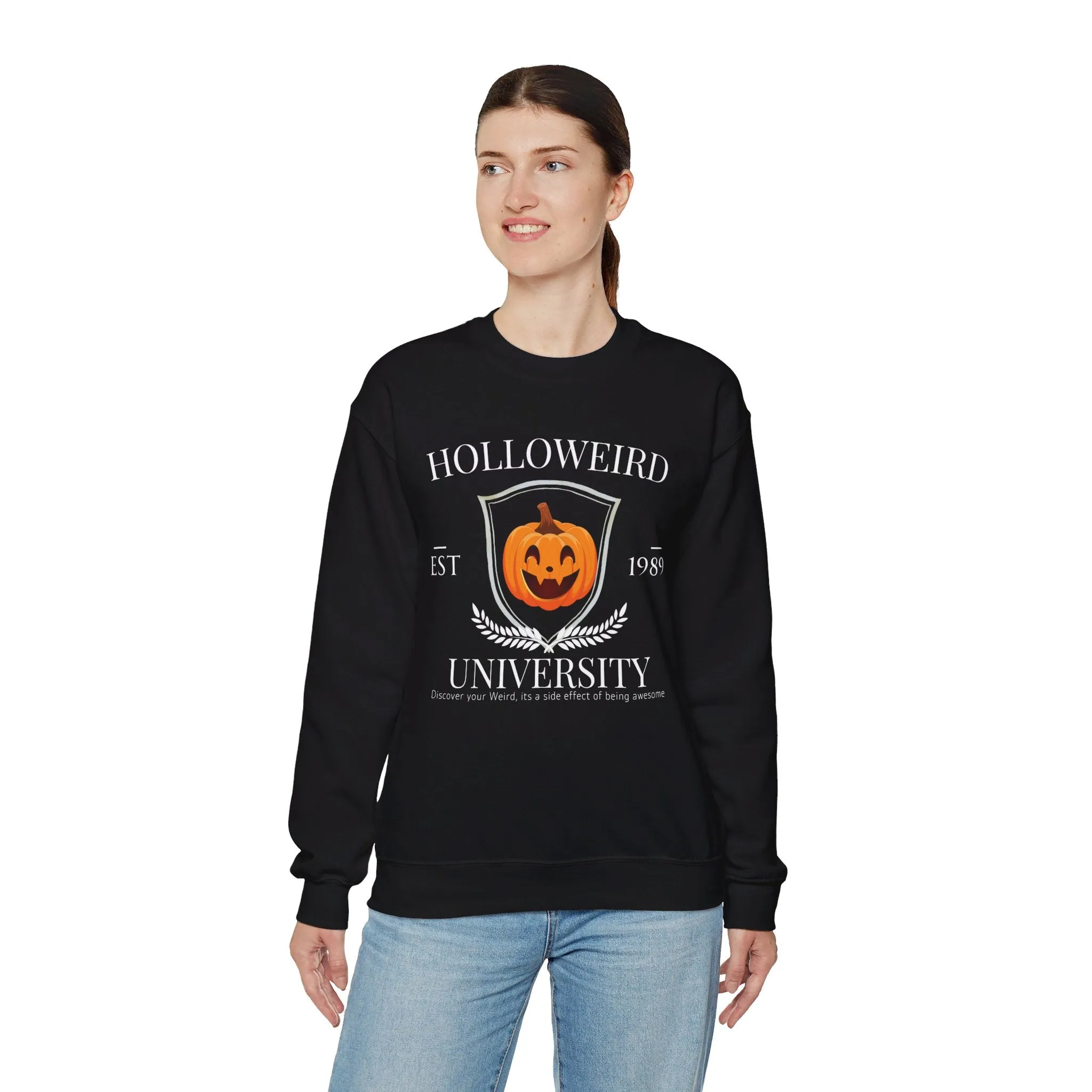 Halloweird Pumpkin - Unisex Heavy Blend™ Crewneck Sweatshirt