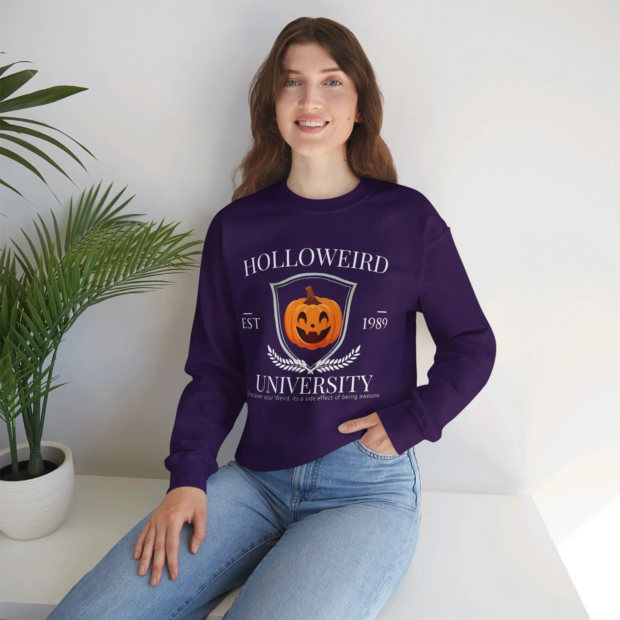 Halloweird Pumpkin - Unisex Heavy Blend™ Crewneck Sweatshirt